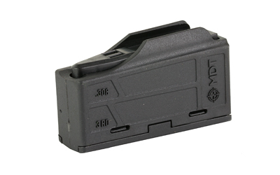 MDT Magazine, Polymer, 308 Winchester/6.5 Creedmoor, 3 Rounds, Black, Fits Short Action AICS Pattern