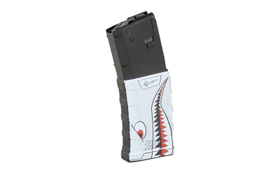 Mission First Tactical EXD, Magazine, 223 Remington/5.56 NATO, 30 Rounds, Fits AR-15, Shark Graphic