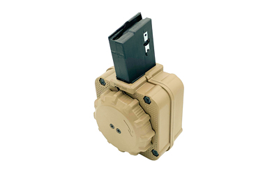 ProMag Industries Magazine, 223 Remington/5.56 NATO, 65 Round Drum, Fits AR-15, Polymer, Flat Dark Earth