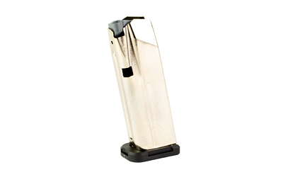 Shield Arms Magazine, S15 Gen 3, 9MM, 15 Rounds, Nickel Finish, Silver, Fits Glock 43X/48