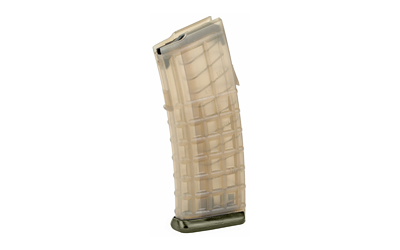 Steyr Arms Magazine, 223 Remington/5.56 NATO, 30 Rounds, Fits Steyr AUG, Polymer, Transparent, Green Base