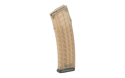 Steyr Arms Magazine, 223 Remington/5.56 NATO, 42 Rounds, Fits Steyr AUG, Polymer, Transparent, Black Base