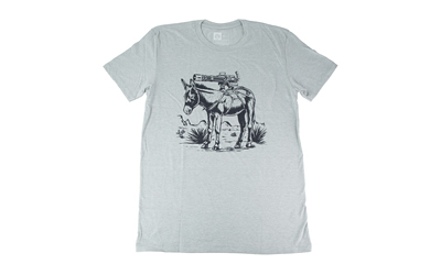 Magpul Industries Burro, T-Shirt, Extra Large, Cotton Polyester Blend, Stone Gray Heather