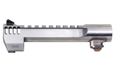 Magnum Research Barrel, .50 Action Express, 6", Picatinny Accessory Rail, With Muzzle Brake, Fits Desert Eagle MK XIX 50AE, Stainless Steel Finish