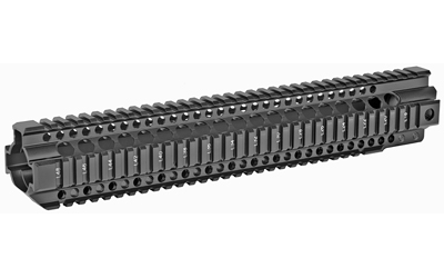 Midwest Industries Combat Rail T-Series, Free Float Handguard, 14" Length, Quad Rail, Includes Barrel Nut and Wrench, Fits AR-15