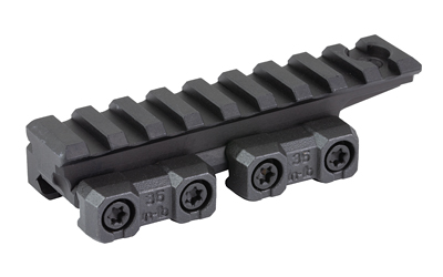 Midwest Industries MK2, Mount, Fits 1913 Picatinny Rail Riser, 9 Slot, Anodized Finish, Black