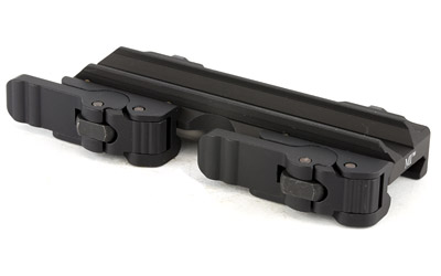 Midwest Industries QD Mount, Fits Trijicon ACOG and VCOG, 2 Lever QD Mount, Black Finish