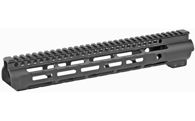 Midwest Industries Slim Line Handguard, 12.625" Length, M-LOK, Aluminum, Fits AR-15 Rifles, Includes 5-Slot Polymer Rail, Black Anodized Finish