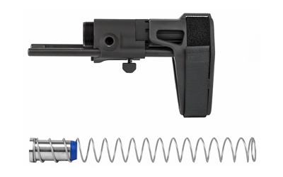 Maxim Defense Industries Gen:6 CQB Pistol Brace, Pistol Stabilizing Brace, Fits AR Platform, Matte Finish, Black, Includes S Maxim Buffer and Spring