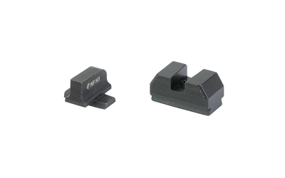 Night Fision Optics Ready Stealth Series Sights, Black Front and Rear Sight, Fits Sig P365 with P-Series Dovetail, .240"-.238" Blade Height