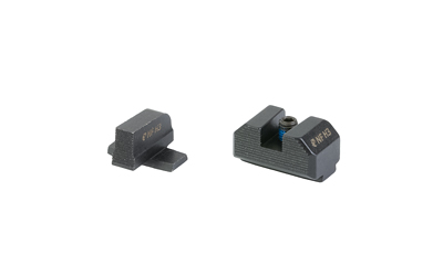 Night Fision Optics Ready Stealth Series Sights, Black Front and Rear Sights, Fits Springfield Hellcat OSP/RDP, Square Notch Rear Sight