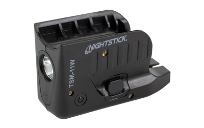 Nightstick TSM-11W, Subcompact Tactical Weapon-Mounted Light, Fits Glock 42/43/43X/48, 150 Lumens, Black, Rechargeable Battery