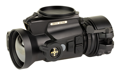 NOCPIX MATE Ultra S60R, Thermal Clip-On, 1X Magnification, 60mm Objective Lens, Matte Finish, Black, Integrated Laser Range Finder