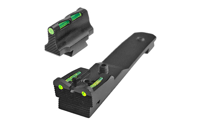 Hi-Viz Sight Set, Fiber Optic Sights, Fits Henry H009/H009AW, Fixed Sights, Green Rear, Green, Red, and White LightPipes for Front