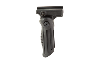 NcSTAR Folding Vertical Grip, Compatible with 1913 Picatinny Rails, Matte Finish, Black