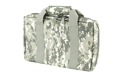 NcSTAR Discreet Pistol Case, Nylon, Digital Camo, Two Padded Handgun Compartments, Six Elastic Magazine Loops, Carry Handle — photo 2