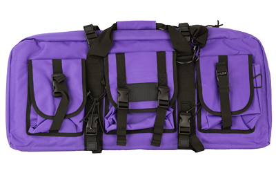 NcSTAR Deluxe Sub Gun Case, Purple, Fits Sub Gun/AR & AK Pistol, 27.5"x11" Main Compartment