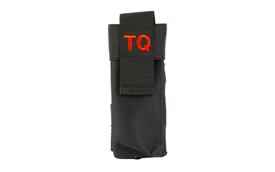 NcSTAR Molle Tourniquet with Elastic Flap, Black, MOLLE Straps for Attachment, Fits Most Tourniquets
