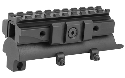 NcSTAR SKS Tri-Rail Receiver Cover, Black, Fits SKS, Replaces Existing SKS Receiver Cover and Provides (3) Rails for Mounting