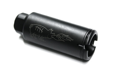 Noveske KX5, Flash Suppressor, 5.56 NATO, Fits AR-15, 1/2X28 Thread Pitch, Nitride Finish, Black, Includes Crush Washer