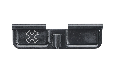 Noveske Dust Cover, Iron Cross, Fits AR Rifles, Black, Ejection Port Cover Kit, Includes: Dust Cover, Rod, Spring, and Clip