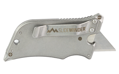 Outdoor Edge SLIDEWINDER, Folding Knife, Plain Edge, .75" Blade Length, 420J2 Stainless Steel, Black