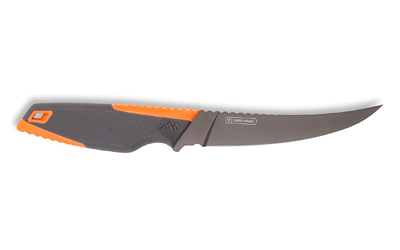 Outdoor Edge Vantex, Fixed Blade Knife, 5" Boning Blade, 9.9" Overall Length, 7Cr17MoV Blade Steel, Plain Edge, Titanium-Coated Finish, Gray Blade