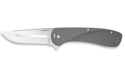 Outdoor Edge Razor VX1, Folding Knife, Plain Edge, 3" Blade Length, 7.3" Overall Length, 420J2 Stainless Steel