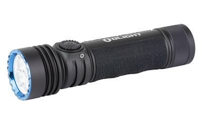 Olight Seeker 4 Pro CW, Rechargeable Handheld Flashlight, 4,600 Lumens, Black, Includes Holster