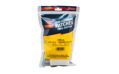 Otis Technology 2.5" Square Cleaning Patch, 100 Pack