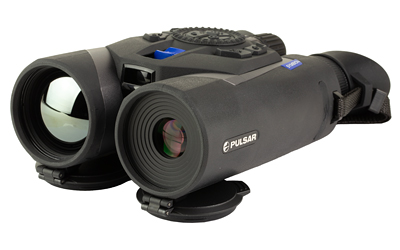 Pulsar Symbion LRF DXR50, Thermal Binocular, 50mm Objective, 4-32X Magnification, Matte Finish, Black