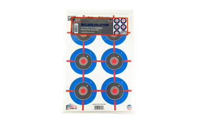 Pro-Shot Products Splatter Shot, Multi-Bullseye, 12"x18", 8 Pack, Multi Color