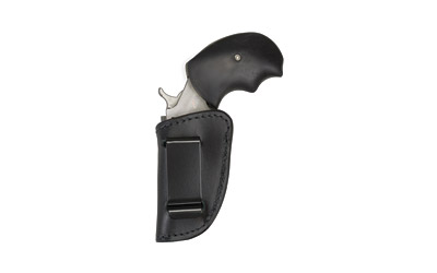 PS Products Boot 'N Belt, Holster, Ambidextrous, Black Finish, Fits North American Arms Mini Revolvers, Leather
