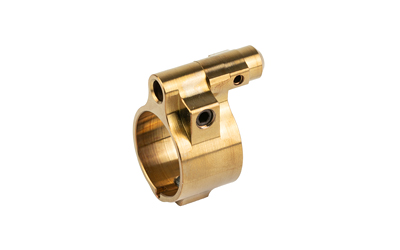 Q Adjustable Gas Block, Fits Honey Badger, Gold