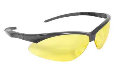 Radians Outback Glasses, Black Frame, Amber Lens, With Cord