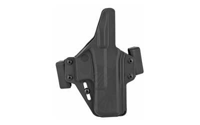 Raven Concealment Systems Perun OWB Holster, 1.5" Belt Loops, Fits Glock 19, Ambidextrous, Black, Polymer