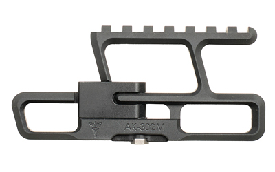 RS Regulate Rear Biased Lower, Modular Side Mount, Fits AKM Type Rifles, Matte Finish, Black, Not Compatible with Folding Stocks