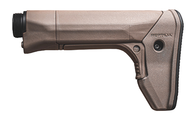 Reptilia RECC-E, Rifle Stock, Fits AR Buffer Tube, Flat Dark Earth, Includes Receiver Extension