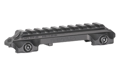 Reptilia RMU Mount/Riser, .625" Height, 9 Slot, Fits 1913 Picatinny Rail, Anodized Finish, Black