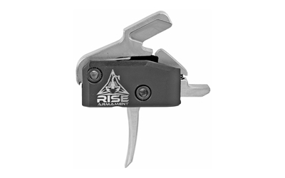 Rise Armament High Performance Trigger, Silver Finish, Anti Walk Pins