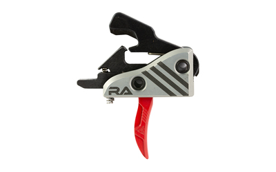 Rise Armament Blitz Trigger, For AR15/AR10/AR9, Single Stage, Red Trigger Blade
