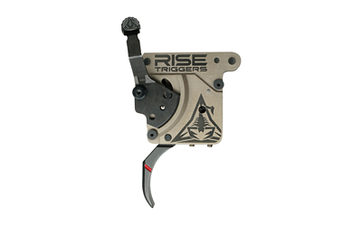 Rise Armament Reliant Pro, Single Stage Trigger, Curved, 1 to 3Lbs, Fits Remington 700, Flat Dark Earth/Black, Includes Bolt Release