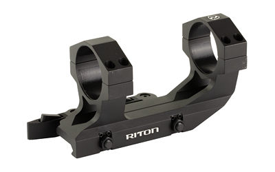 Riton Optics Mount, 34mm Cantilever, Black, Quick Detach
