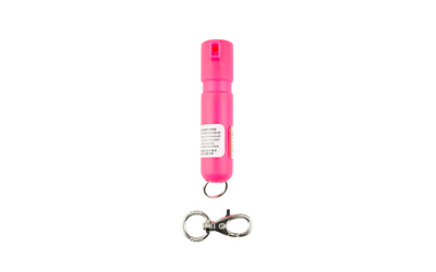Sabre Mighty Discreet Pepper Spray, Powerful Stream, .18oz, Hot Pink