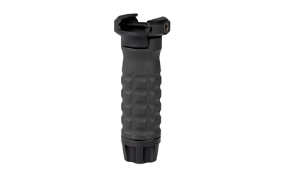 Samson Manufacturing Corp. Vertical Forend Grip, Fits Picatinny Rail, Matte Finish, Black, 3.5" Long, Grenade Texture
