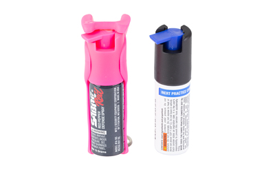 Sabre Quick Grip, Pepper Spray, .54oz, Pepper Spray Kit with Finger Loop and Practice Spray, Pink, Aerosol Can