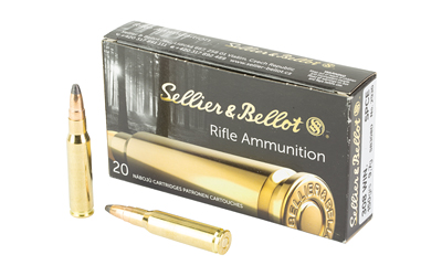 Sellier & Bellot Rifle, 308 Winchester, 150 Grain, Soft Point Cutting Edge, 20 Round Box