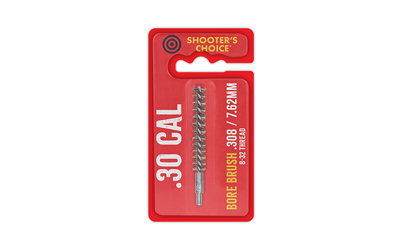 Shooter's Choice Shooters Choice Bore Brush, 3", .30 Cal, 8-32 Threads, Bronze