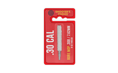 Shooter's Choice Shooters Choice, Mop, 3", For .30 Cal, 8-32 Threads