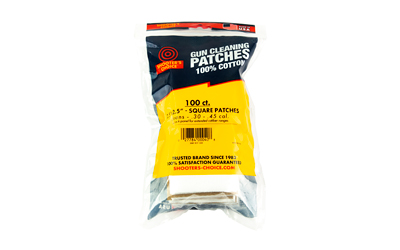 Shooter's Choice Shooters Choice Cleaning Patch, 2.5", 100 Pack